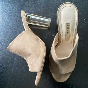 Zara nude heels